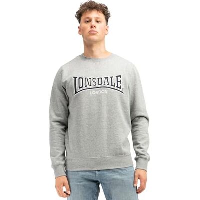 117029 Lonsdale Bluza m?ska Berger Lp181 szary Marl Grey S 117029 Lonsdale Bluza m?ska Berger Lp181 szary Marl Grey S