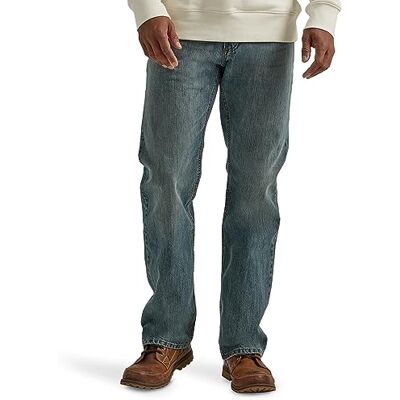 ZM4RBDX Wrangler Authentics Męskie dżinsy typu Relaxed Fit Boot Cut De Corte/Holgadon, Przyciemniany średni cień., 31W / 32L ZM4RBDX Wrangler Authentics Męskie dżinsy typu Relaxed Fit Boot Cut De Corte/Holgadon, Przyciemniany średni cień., 31W / 32L