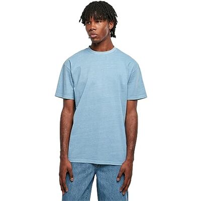 TB5939-01301-0046 Urban Classics Męska koszulka Heavy Oversized Garment Dye Tee, niebieski poziomy., M TB5939-01301-0046 Urban Classics Męska koszulka Heavy Oversized Garment Dye Tee, niebieski poziomy., M
