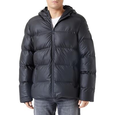 ILLINOIS Schott NYC Męska kurtka puchowa, czarny, XXL ILLINOIS Schott NYC Męska kurtka puchowa, czarny, XXL