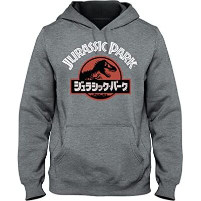 MEJUPAMSW027_M Bluza Jurassic Park Japońskie Logo, Szary wrzos, M MEJUPAMSW027_M Bluza Jurassic Park Japońskie Logo, Szary wrzos, M