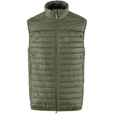 F83775 Fjällräven Męska kamizelka z podszewką Abisko, zielony laurel green, L F83775 Fjällräven Męska kamizelka z podszewką Abisko, zielony laurel green, L