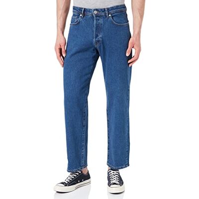 16084452 SELECTED HOMME Męskie dżinsy Wide Fit 220, niebieski (medium blue denim), 38W / 32L 16084452 SELECTED HOMME Męskie dżinsy Wide Fit 220, niebieski (medium blue denim), 38W / 32L