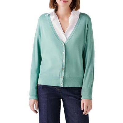 242K-MLEXIA Caroll Kamizelka, Zielony malachit, XL 242K-MLEXIA Caroll Kamizelka, Zielony malachit, XL