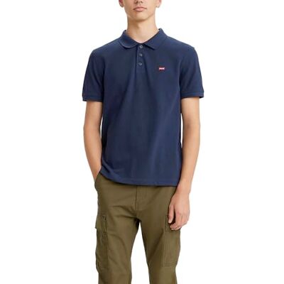 86998-0002 Levi's Mężczyźni Big & Tall Housemark Polo T-Shirt, Dress Blues, 4XL 86998-0002 Levi's Mężczyźni Big & Tall Housemark Polo T-Shirt, Dress Blues, 4XL