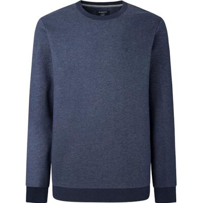 HM581202 Hackett London Męska bluza z diagonalu Jacq Crew, Niebieski (granatowy), XS HM581202 Hackett London Męska bluza z diagonalu Jacq Crew, Niebieski (granatowy), XS