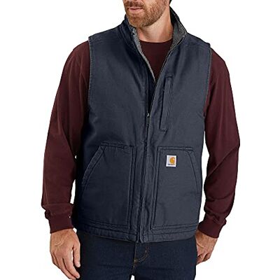 104277-I26 Carhartt Męska kamizelka z podszewką ze stójką, odzież wierzchnia, grantowy, 2X 104277-I26 Carhartt Męska kamizelka z podszewką ze stójką, odzież wierzchnia, grantowy, 2X