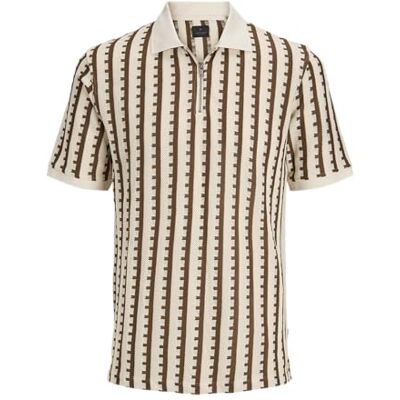 12276108-4754066 Jack & Jones Jprblatag Ss Zip Polo, Cloud Dancer, M 12276108-4754066 Jack & Jones Jprblatag Ss Zip Polo, Cloud Dancer, M