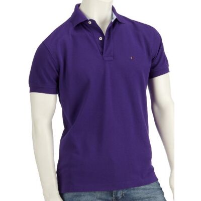 Tommy Hilfiger New Tommy KNIT SS RF 853521545 T-shirt męski, fioletowy, 56 Tommy Hilfiger New Tommy KNIT SS RF 853521545 T-shirt męski, fioletowy, 56