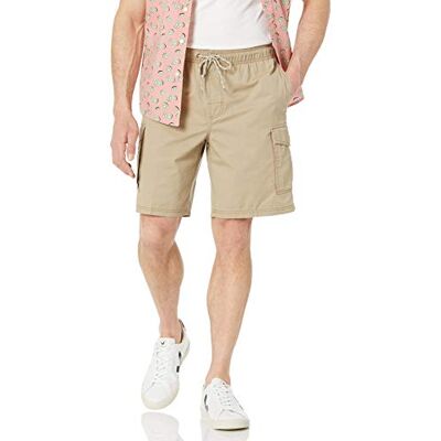 AEM20001SP21-BrwnK-XX-Large Amazon Essentials Men's Spodenki cargo 23 cm z elastyczną talią, Brązowy khaki, XXL AEM20001SP21-BrwnK-XX-Large Amazon Essentials Men's Spodenki cargo 23 cm z elastyczną talią, Brązowy khaki, XXL