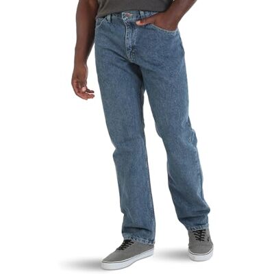ZM200VS Wrangler Authentics Mężczyźni Big & Tall Classic Relaxed Fit Spodnie, Niebieski, 33W/32L ZM200VS Wrangler Authentics Mężczyźni Big & Tall Classic Relaxed Fit Spodnie, Niebieski, 33W/32L