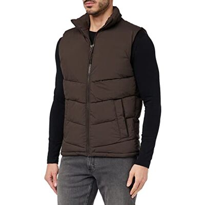 12215282 JACK&JONES Men's JORCOPENHAGEN kamizelka ocieplająca, Seal Brown/szczegóły: NO Embroidery, XL 12215282 JACK&JONES Men's JORCOPENHAGEN kamizelka ocieplająca, Seal Brown/szczegóły: NO Embroidery, XL