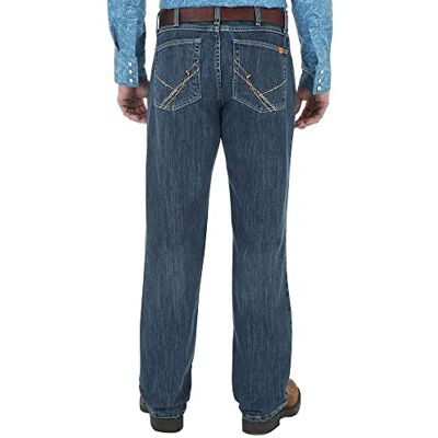 FR42MWM-472-32x34 Męskie spodnie robocze Wrangler Riggs 20X FR Vintage, w stylu boot cut., 32W / 34L FR42MWM-472-32x34 Męskie spodnie robocze Wrangler Riggs 20X FR Vintage, w stylu boot cut., 32W / 34L