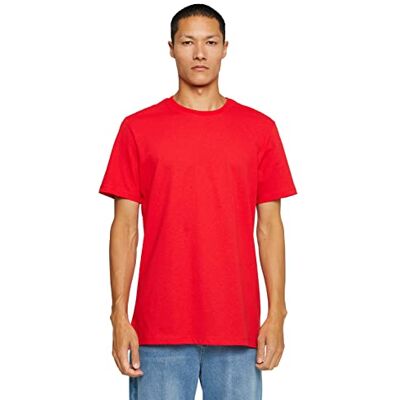 3SAM10057HK Koton Męski Basic Crew Neck Short Sleeve Cotton T-Shirt, czerwony (401), L 3SAM10057HK Koton Męski Basic Crew Neck Short Sleeve Cotton T-Shirt, czerwony (401), L