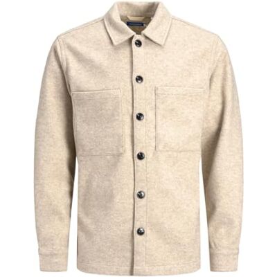12213290 JACK&JONES PLUS Męska kurtka JOROLLIE SOLID LS CBO PS Shirt, Peyote, 3XL 12213290 JACK&JONES PLUS Męska kurtka JOROLLIE SOLID LS CBO PS Shirt, Peyote, 3XL