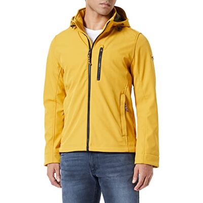 430950/8O22 camel active Kurtka softshell z odpinanym kapturem, żółty, 98 430950/8O22 camel active Kurtka softshell z odpinanym kapturem, żółty, 98
