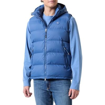 7006454 GANT Męska kamizelka Active Cloud Vest, Vintage Blue, M 7006454 GANT Męska kamizelka Active Cloud Vest, Vintage Blue, M