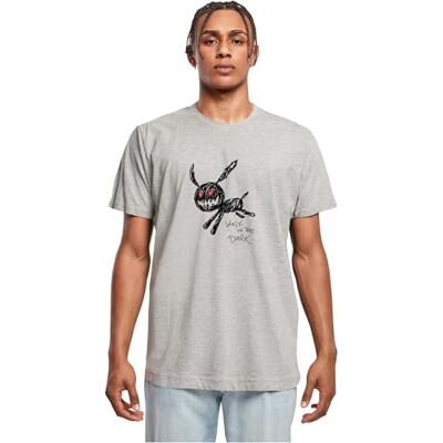 MT3058-00431-0051 Mister Tee Męski Walk In The Dark Tee S heather Grey, szary (Heather Grey), S MT3058-00431-0051 Mister Tee Męski Walk In The Dark Tee S heather Grey, szary (Heather Grey), S