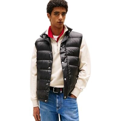 DM0DM21777BDS3XL Tommy Jeans Kamizelka męska, czarny (czarny), 3XL Plus DM0DM21777BDS3XL Tommy Jeans Kamizelka męska, czarny (czarny), 3XL Plus