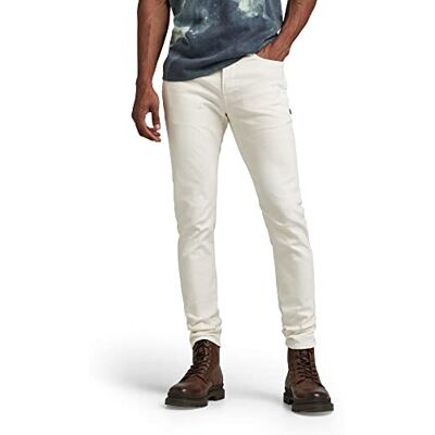 D05385-C258-G006 G-STAR RAW D-Staq 3D Slim dżinsy męskie, Biały (White Gd ), 33W / 32L D05385-C258-G006 G-STAR RAW D-Staq 3D Slim dżinsy męskie, Biały (White Gd ), 33W / 32L