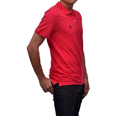 16049517-Virtual Pink Męska koszulka polo Selected Regular Fit z krótkim rękawem SLHARO Embroidery Uni Basic koszula kołnierz bawełna, różowy (wirtual Pink), XXL 16049517-Virtual Pink Męska koszulka polo Selected Regular Fit z krótkim rękawem SLHARO Embroidery Uni Basic koszula kołnierz bawełna, różowy (wirtual Pink), XXL