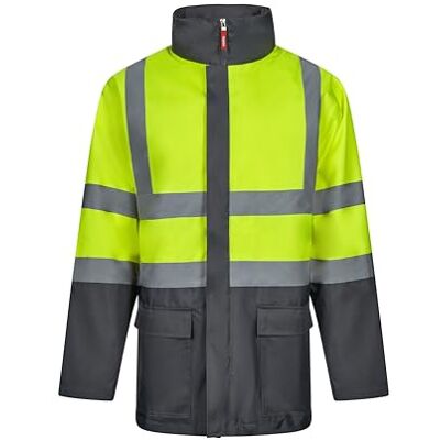 306003_08/20_M VELILLA 306003; Parka 4 w 1; kolor szary i żółty fluor; rozmiar M 306003_08/20_M VELILLA 306003; Parka 4 w 1; kolor szary i żółty fluor; rozmiar M