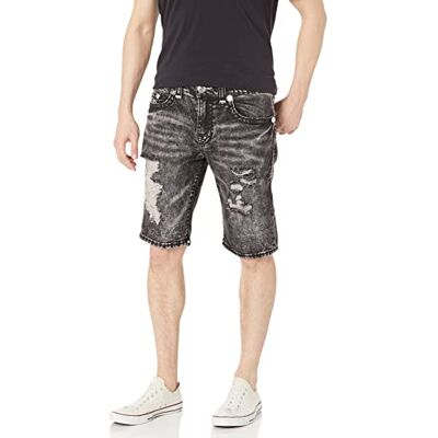 105847 True Religion Męskie spodenki jeansowe Ricky Super T with Clean Hem, Empire Dark, 30 105847 True Religion Męskie spodenki jeansowe Ricky Super T with Clean Hem, Empire Dark, 30