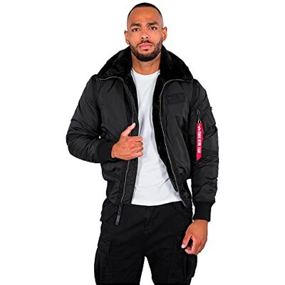 198122-03 Alpha Industries B15-3 TT Bomber Jacket dla mężczyzn Black 198122-03 Alpha Industries B15-3 TT Bomber Jacket dla mężczyzn Black