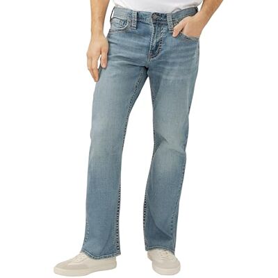 M33610RAS180 Silver Jeans Co. Craig Classic Fit Bootcut Męskie dżinsy, 34W / 36L M33610RAS180 Silver Jeans Co. Craig Classic Fit Bootcut Męskie dżinsy, 34W / 36L