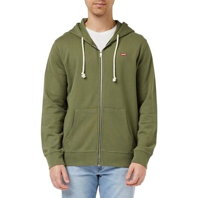 34584-0029 Levi's Mężczyźni Zip Up Sweatshirt, Burnt Olive, XS 34584-0029 Levi's Mężczyźni Zip Up Sweatshirt, Burnt Olive, XS