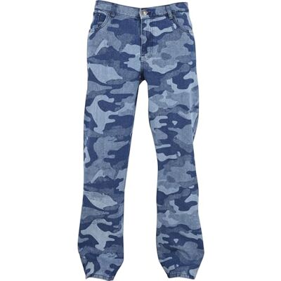 TB6687 Urban Classics M?skie spodnie z nadrukiem laserowym Camo, bluelasercamo, 31 TB6687 Urban Classics M?skie spodnie z nadrukiem laserowym Camo, bluelasercamo, 31