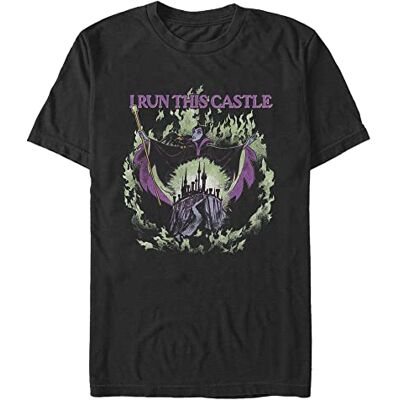 PRDV0279-10001004 Disney Villains She Runs The Show T-shirt z krótkim rękawem dla młodych mężczyzn, czarny, rozmiar L, czarny, L PRDV0279-10001004 Disney Villains She Runs The Show T-shirt z krótkim rękawem dla młodych mężczyzn, czarny, rozmiar L, czarny, L