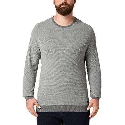 1276419014 s.Oliver Big Size Sweter męski, czarny (Black 99W0), 3XL 1276419014 s.Oliver Big Size Sweter męski, czarny (Black 99W0), 3XL