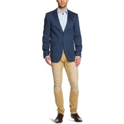 Tommy Hilfiger Męska marynarka, Niebieski (465 Dark Blue), 25 Tommy Hilfiger Męska marynarka, Niebieski (465 Dark Blue), 25