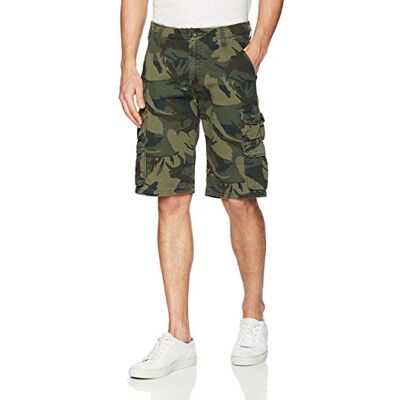 ZM6BSFGB-368-44 Wrangler Authentics Męskie szorty Premium Twill Cargo, Las zielony kamuflaż, 54 ZM6BSFGB-368-44 Wrangler Authentics Męskie szorty Premium Twill Cargo, Las zielony kamuflaż, 54