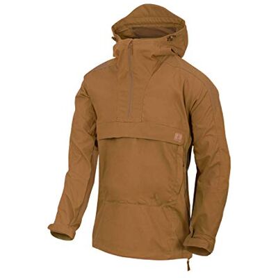 KU-WDN-DC-1185A-B08 Helikon-Tex Taktyczna kurtka polowa Anorak Woodsman – Bushcraft, do użytku na zewnątrz, z kapturem, wiele kieszeni, wiatroszczelna kurtka outdoorowa, kolor szary (Coyoten/popielaty), rozmiar 3XL KU-WDN-DC-1185A-B08 Helikon-Tex Taktyczna kurtka polowa Anorak Woodsman – Bushcraft, do użytku na zewnątrz, z kapturem, wiele kieszeni, wiatroszczelna kurtka outdoorowa, kolor szary (Coyoten/popielaty), rozmiar 3XL