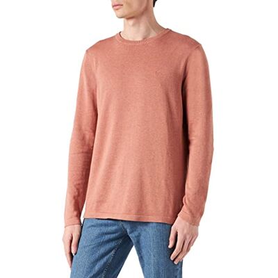 62731 Springfield Męski sweter polo Coderas, różowy, XS 62731 Springfield Męski sweter polo Coderas, różowy, XS