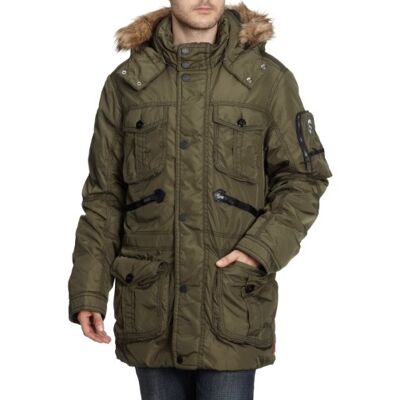 880525859 Tommy Hilfiger DYLAN PARKA kurtka męska, Zielony (Weed Green), 48 880525859 Tommy Hilfiger DYLAN PARKA kurtka męska, Zielony (Weed Green), 48