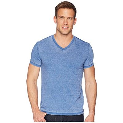 7M62165-9ME-S Lucky Brand Męska koszulka 'Venice Burnout' z dekoltem w serek T-shirt 7M62165-9ME-S Lucky Brand Męska koszulka 'Venice Burnout' z dekoltem w serek T-shirt