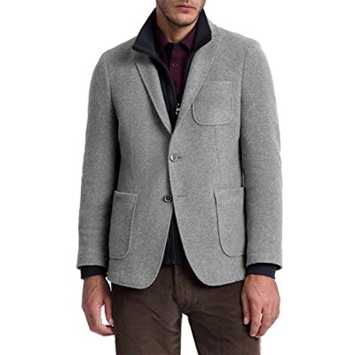 C4 42317.2056-9010 Pierre Cardin męska marynarka olson, jasnoszary, 48 C4 42317.2056-9010 Pierre Cardin męska marynarka olson, jasnoszary, 48