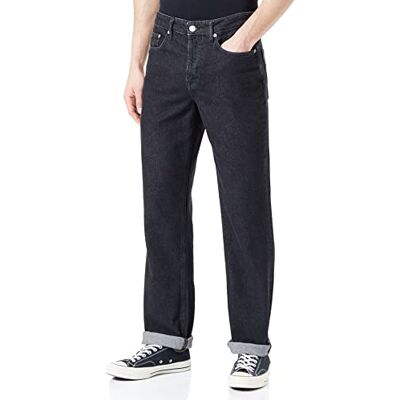 22025215 ONLY & SONS Męskie dżinsy ONSAVI Crop Rinse 5215, Black Denim, 30/30, czarny denim, 30W / 30L 22025215 ONLY & SONS Męskie dżinsy ONSAVI Crop Rinse 5215, Black Denim, 30/30, czarny denim, 30W / 30L