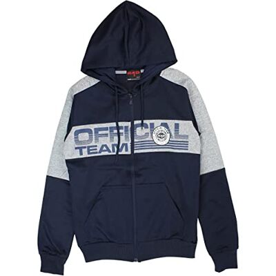 GRG210 SW-MEN S1 RG 512 Męska kurtka z kapturem, granatowy, XL GRG210 SW-MEN S1 RG 512 Męska kurtka z kapturem, granatowy, XL