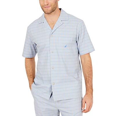 WS22S7 Nautica Męska piżama top, szary, S WS22S7 Nautica Męska piżama top, szary, S