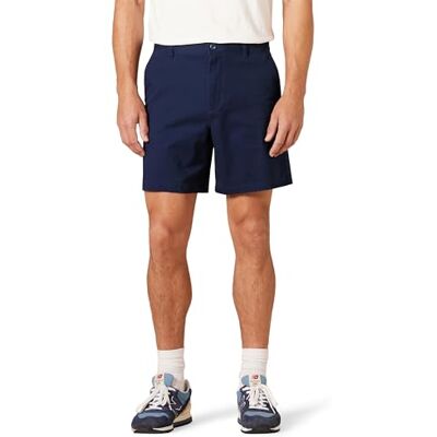 AEMN20275S24_Navy Amazon Essentials Męskie spodnie chinosy Classic-Fit 18 cm Comfort Stretch Chino, granatowe, 36 AEMN20275S24_Navy Amazon Essentials Męskie spodnie chinosy Classic-Fit 18 cm Comfort Stretch Chino, granatowe, 36