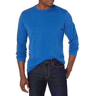 MAE45004SP18-Bri-2XL Amazon Essentials Męska koszulka z długim rękawem o regularnym kroju, jasnoniebieska, XXL MAE45004SP18-Bri-2XL Amazon Essentials Męska koszulka z długim rękawem o regularnym kroju, jasnoniebieska, XXL