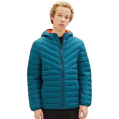 1039214 TOM TAILOR Denim Kurtka męska (1 opakowanie), 19059 – Deep Jade Green, L 1039214 TOM TAILOR Denim Kurtka męska (1 opakowanie), 19059 – Deep Jade Green, L