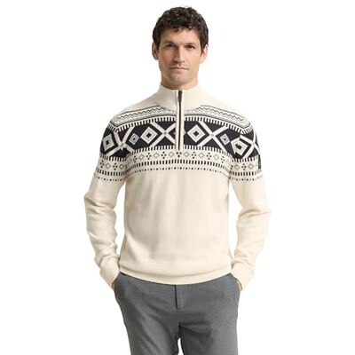 1048741 TOM TAILOR Sweter męski, 39122 Offwhite Fair Isle Design, 3XL 1048741 TOM TAILOR Sweter męski, 39122 Offwhite Fair Isle Design, 3XL