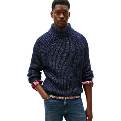 MW0MW28110 Tommy Hilfiger Sweter męski, Niebieski (pustynne niebo), XS MW0MW28110 Tommy Hilfiger Sweter męski, Niebieski (pustynne niebo), XS