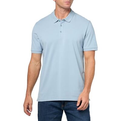 50466182483XXL HUGO Męska koszulka polo z krótkim rękawem o regularnym kroju, niebieska (Dust Blue), XXL, Pyłoszczelny niebieski, XXL 50466182483XXL HUGO Męska koszulka polo z krótkim rękawem o regularnym kroju, niebieska (Dust Blue), XXL, Pyłoszczelny niebieski, XXL