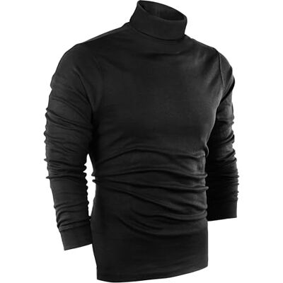 UW0510 Utopia Wear Męski golf slim fit lekki sweter top, Czarny, Small (Pack of 1) UW0510 Utopia Wear Męski golf slim fit lekki sweter top, Czarny, Small (Pack of 1)